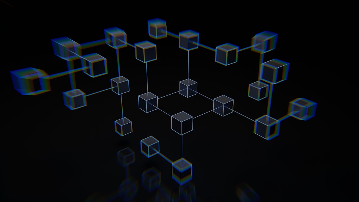 Blockchain block structure showing transactions and hash links